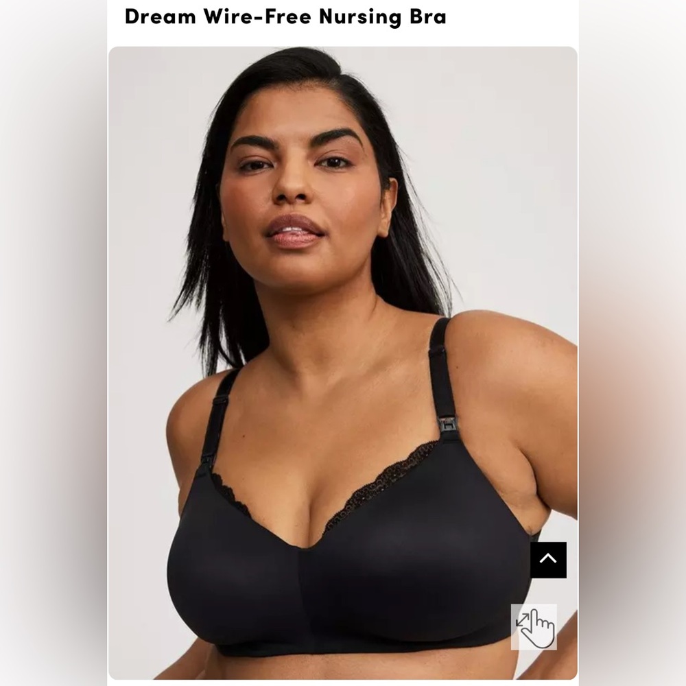 Torrid wire free nursing bra 44D